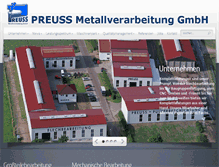 Tablet Screenshot of preussmetall.de